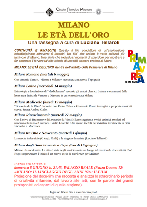 Milano: le età dell'oro
