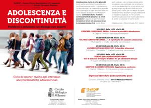 ADOLESCENZA E DISCONTINUITA'