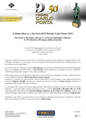 Premio Carlo Porta - 50° edizione